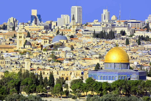 Jerusalem Israel Tapınak Dağı Olarak Bilinen Kudüs Kudüs Teki Asil — Stok fotoğraf