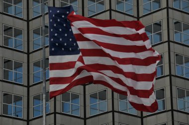 Amerika Birleşik Devletleri bayrağı, genellikle Amerikan bayrağı olarak adlandırılır, ABD 'nin ulusal bayrağıdır..