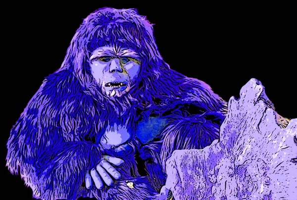 Granby Quebec Canada 2012 Los Títeres Bigfoot Folklore Norteamericano Bigfoot — Foto de Stock