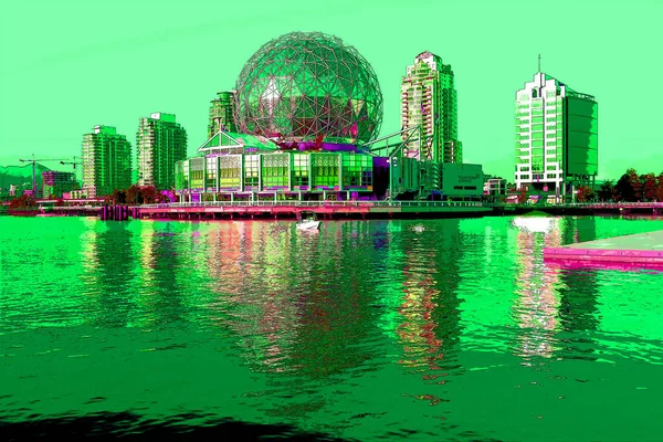 Vancouver Canada Juni 2015 Science World Telus World Science Zeichen — Stockfoto