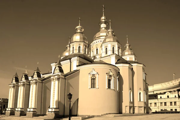 Kyiv Ukraine Mosteiro São Miguel Golden Domed Mosteiro Funcional Mosteiro — Fotografia de Stock