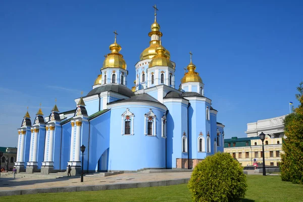 Kyiv Ukraine Klášter Svatého Michala Zlatého Dómu Fungující Klášter Klášter — Stock fotografie