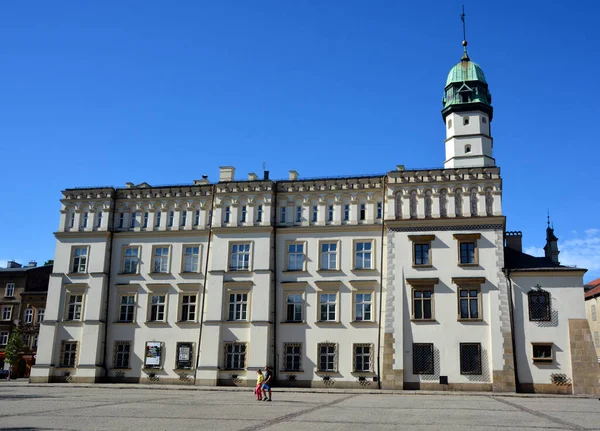 Kracow Polen Stadhuis Het Christelijke Deel Van Het District Kazimierz — Stockfoto