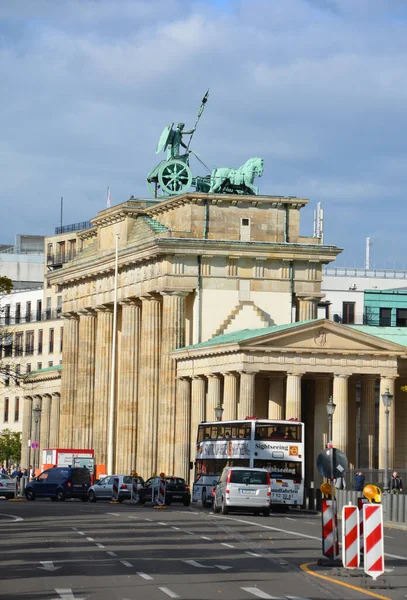 Berlin Germany Brandenburg Gate 18Th Century Neoclassical Monument Berlin Built — Stock fotografie