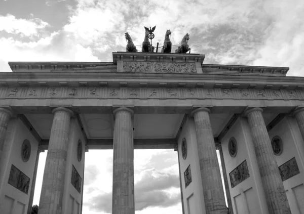 Berlin Germany Brandenburg Gate 18Th Century Neoclassical Monument Berlin Built — стоковое фото