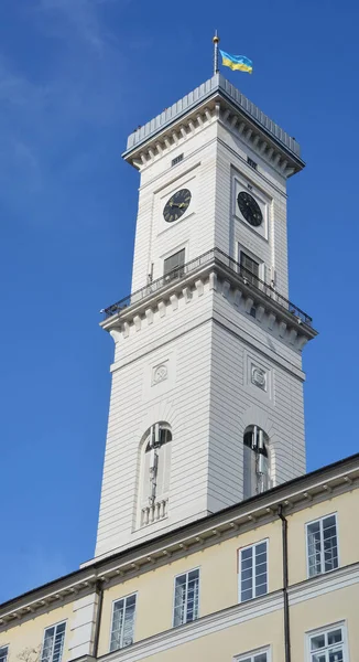 Lviv Ukraine Lviv City Hall 1830 1845 Tower 65M Height — Foto Stock