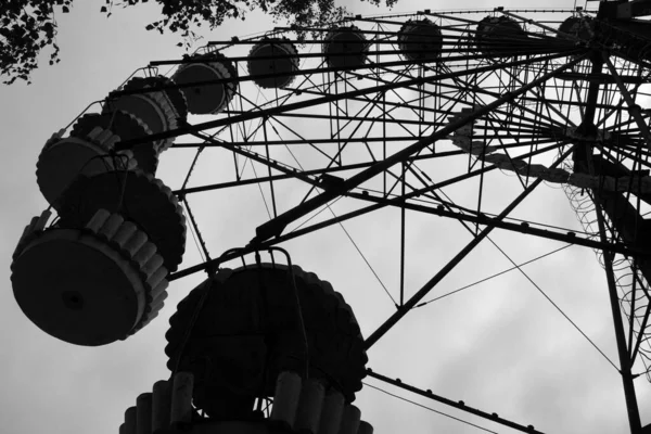 Pripvat Chernobyl Ukraine Ferris Wheel Ghost City Pripyat Exclusion Zone — 스톡 사진