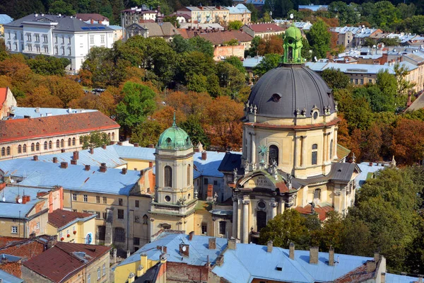 Lviv Ukraine Podrobnosti Dominikánském Kostele Klášteře Byly Původně Postaveny Jako — Stock fotografie
