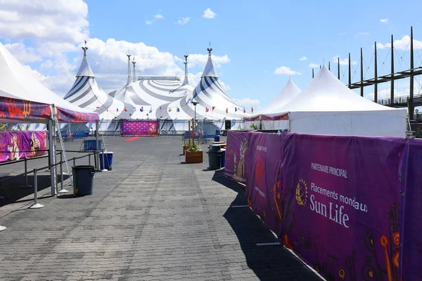 Montreal Quebec Canada 2022 Cirque Soleil Tent Voor Nieuwe Show — Stockfoto