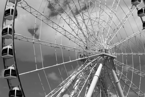 Montreal Canada Grande Roue Montreal Das Höchste Riesenrad Kanadas Ermöglicht — Stockfoto