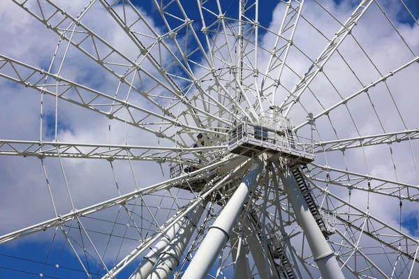 Монреаль Канада Grande Roue Montreal Самое Высокое Колесо Обозрения Канаде — стоковое фото