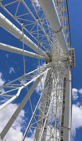 Монреаль Канада Grande Roue Montreal Самое Высокое Колесо Обозрения Канаде — стоковое фото