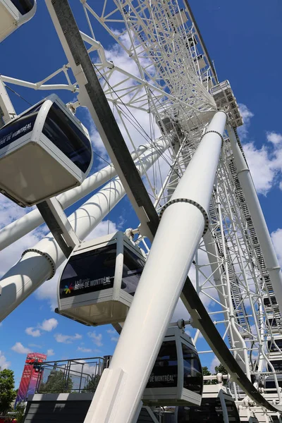 Montreal Canada Grande Roue Montreal Tallest Ferris Wheel Canada Allows — Stock Photo, Image