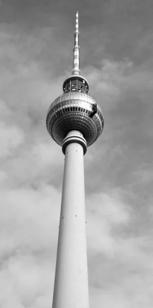 Berlin Germany Fernsehturm Television Tower Located Alexanderplatz Tower Constructed 1965 — Stockfoto