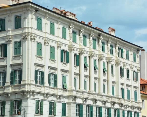 Trieste Italy 2019 Details Art Nouveau International Style Art Architecture — Photo
