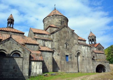 HAGHPAT ARMENIA 09: 19: Haghpat Manastırı, ayrıca Haghpatavank olarak da bilinir. Manastır Bagratid Kralı Ashot III 'ün eşi Kraliçe Hüsrovanuysh tarafından kuruldu.