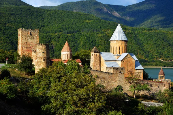 Ananuri Georgia 2019 Ananuri Castle Seat Eristavis Dukes Aragvi Feudal — Fotografia de Stock