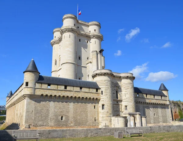 Paris Franciaország 2019 Chateau Vincennes Egy Hatalmas Századi Francia Királyi — Stock Fotó