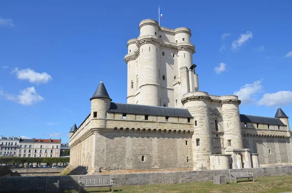 Paris Franciaország 2019 Chateau Vincennes Egy Hatalmas Századi Francia Királyi — Stock Fotó