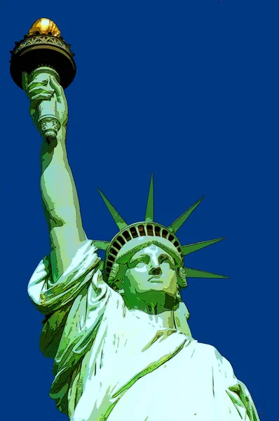 New York United States 1998 Statue Liberty New York America — Stock Photo, Image