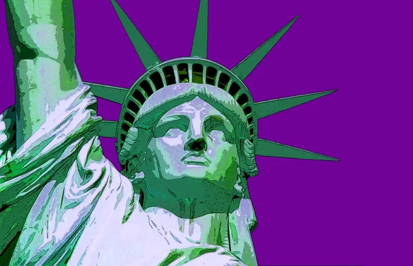 New York United States 1998 Statue Liberty New York America — Foto de Stock