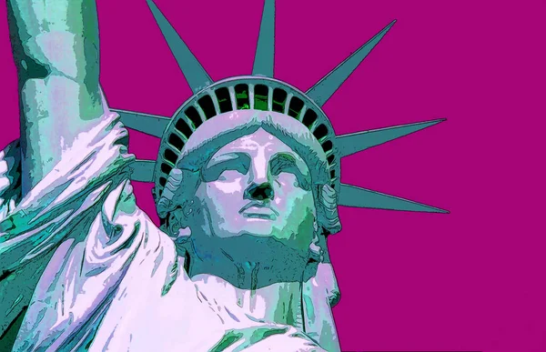 New York United States 1998 Statue Liberty New York America — Stock Photo, Image