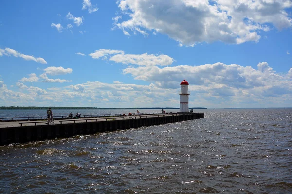 Montreal Lachine Quebec Canada 2022 Lachine Range Front Lighthouse Range — стоковое фото