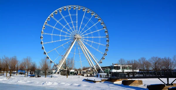 Montreal Canada Grande Roue Montreal Tallest Ferris Wheel Canada Allows — 图库照片