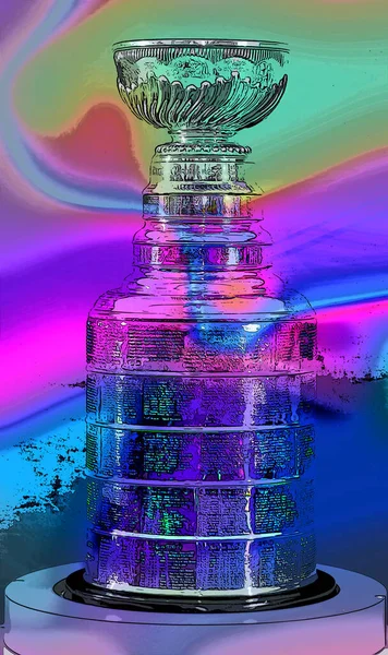 Montreal Canada Stanley Cup Championship Trophy Awarded Annually National Hockey — Stock Photo, Image
