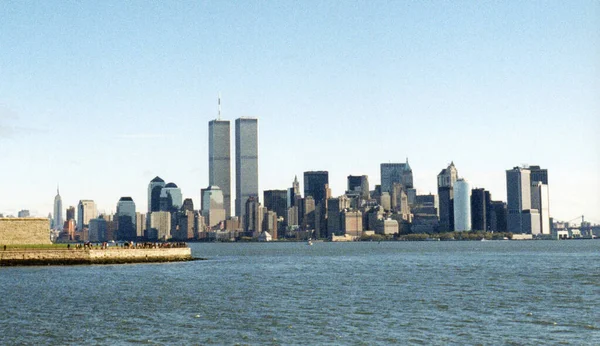 New York Unioted States 1995 Lower Manhattan 2001 Cityscape Pop — Stock Fotó