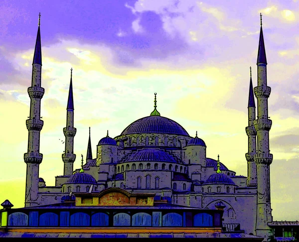 Estambul Turket October Mezquita Suleimana Turca Suleymaniye Camii Una Gran —  Fotos de Stock