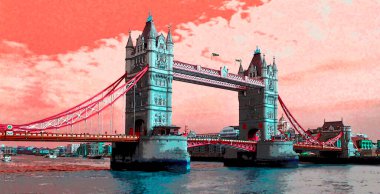 Tower Bridge, Londra, İngiltere. 