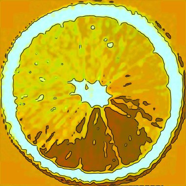 Renkli limon işareti pop-art arkaplan simgesi