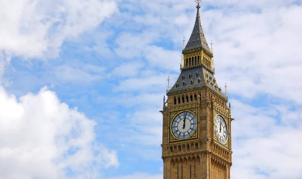 London United Kingdom March 2019 Big Ben Daylight Great Bell — Foto de Stock