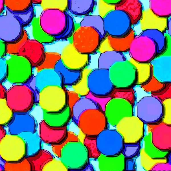 Dots Sign Illustration Pop Art Background Icon Color Spots — Stockfoto