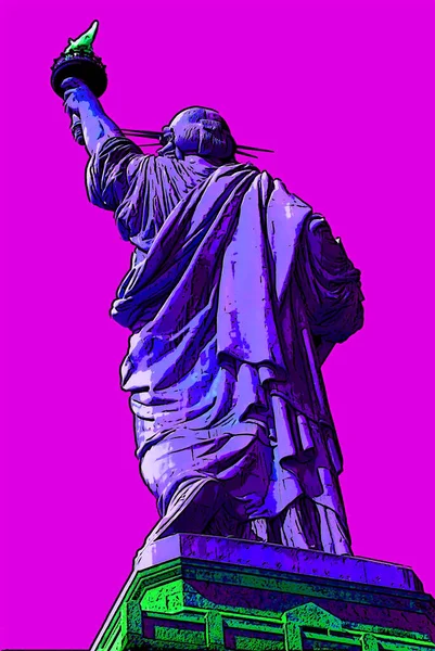 New York United States 2013 Statue Liberty New York America — Fotografia de Stock