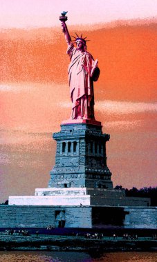 ny, Özgürlük Heykeli Pop-Art geçmişi