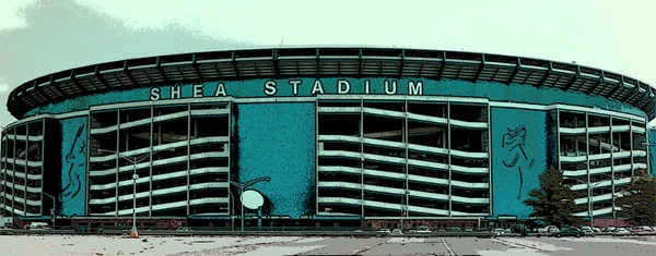 New York United States 1999 Shea Stadium Multi Purpose Stadium — Zdjęcie stockowe