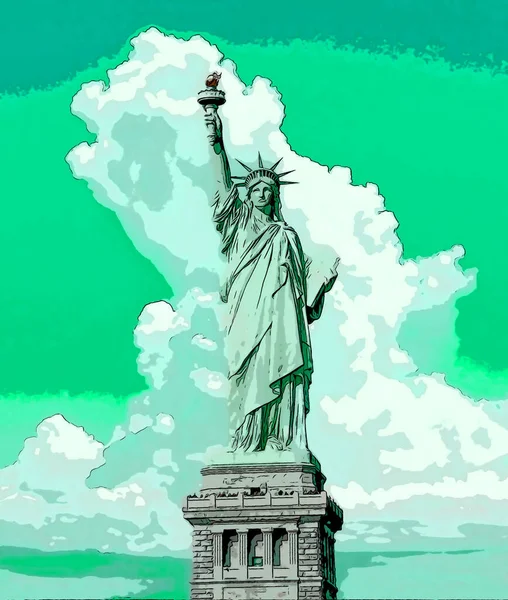 New York United States 1999 Statue Liberty New York America — Stock Photo, Image