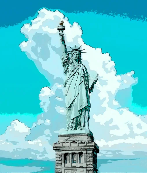 New York United States 1999 Statue Liberty New York America — Stock Photo, Image