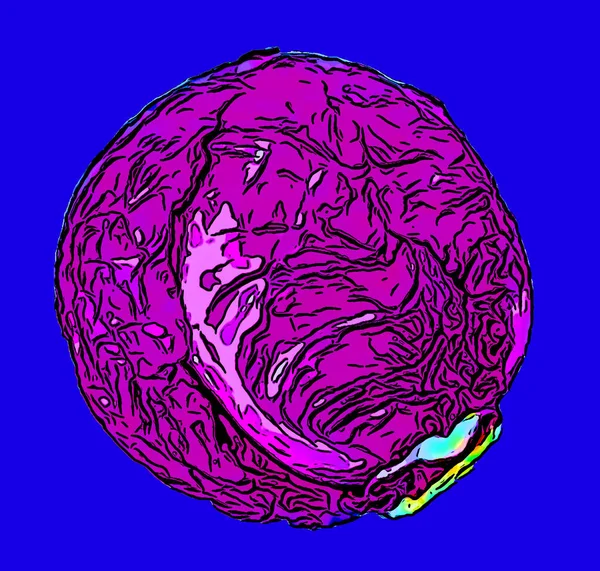 Kabak işareti çizimi canlı renklere sahip pop sanat arkaplan simgesi