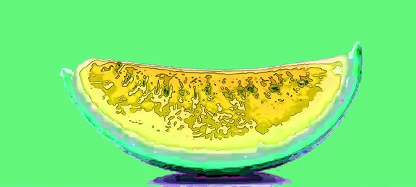 Vattenmelon Tecken Illustration Pop Art Bakgrund Ikon Med Färgfläckar — Stockfoto