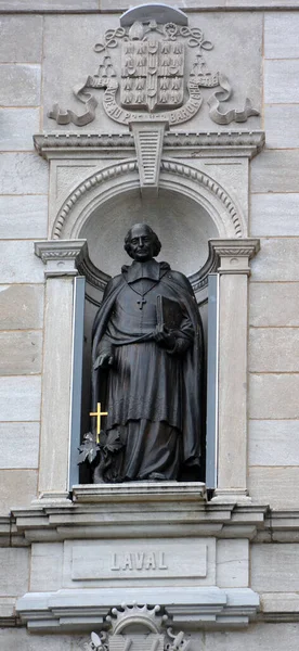 Quebec City Quebec Canada 2020 Statue Saint Francis Xavier Montmorency — Foto de Stock