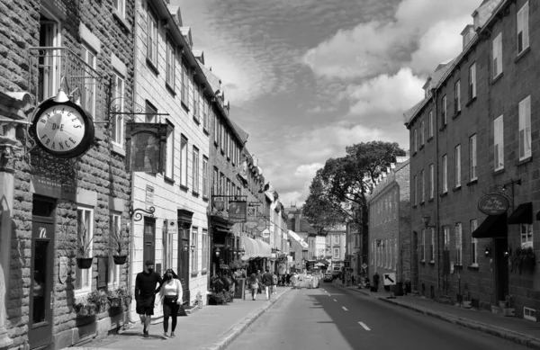 Quebec City Canada 202 2020 Old Quebec Historic Neighborhood Quebec — ストック写真