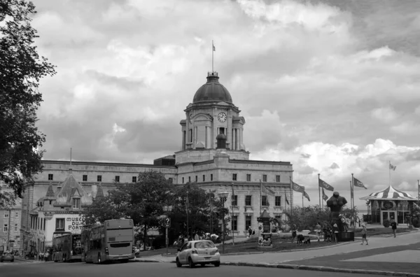 Quebec City Quebec Canada 2020 Musee Fort Παρουσιάζει Μια Πρωτότυπη — Φωτογραφία Αρχείου