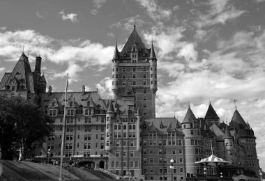 QUEBEC CITY CANADA 08: 19 19 20: Chateau Frontenac büyük bir otel.