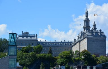 QUEBEC CANADA 08 23 20: Seminary of Quebec (French: Seminaire de Quebec) is a Roman Catholic community of priests in founded by Bishop Franois de Laval, the first bishop of New France in 1663