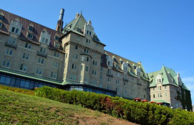 LA MALBAIE QUEBEC CANADA 08 26 2020: The Fairmont Le Manoir Richelieu is a historic hotel operated by Fairmont Hotels in La Malbaie, Quebec