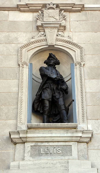 Quebec City Quebec Canada Statue Franois Gaston Levis Duc Levis — Fotografia de Stock