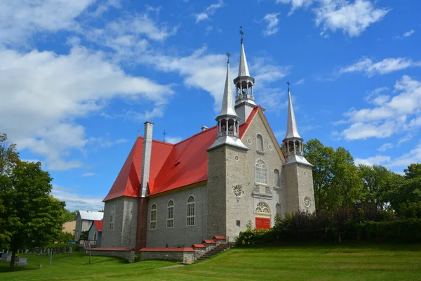 Sainte Famille Ile Orleans Quebec Canada Church Sainte Famille Ile — Stockfoto